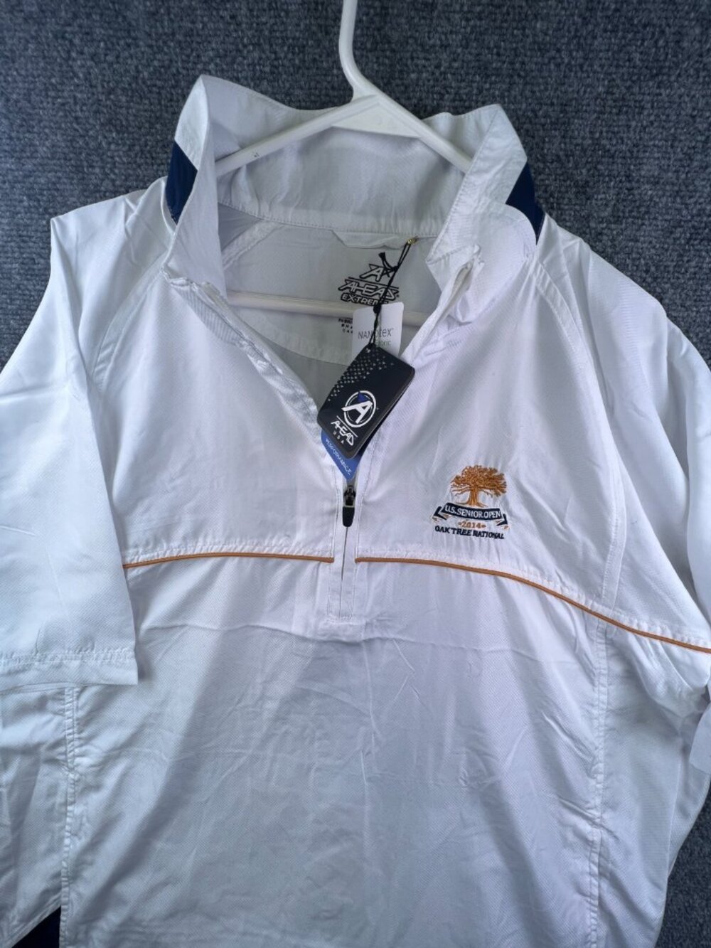 KIAWAH The Ocean Course Golf Club Windbreaker Short Sleeve 2014 Senior Open XL